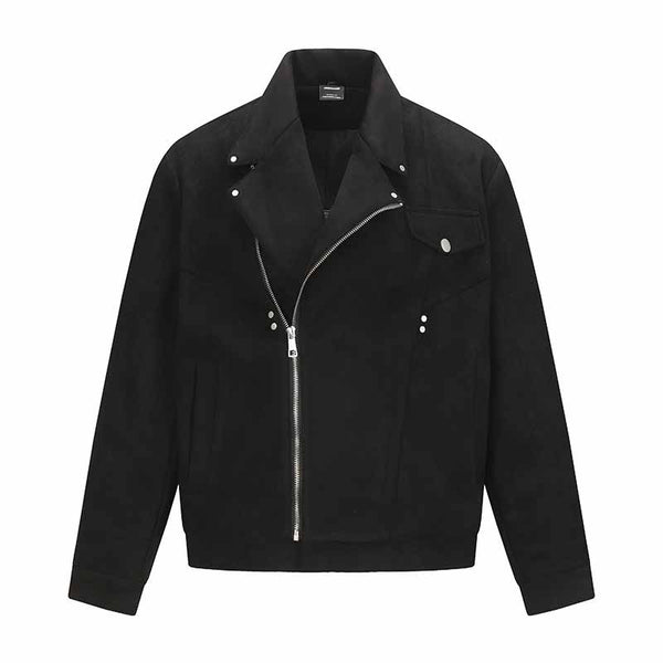 American Lapel Irregular Versatile Zipper Coat | Gthic.com