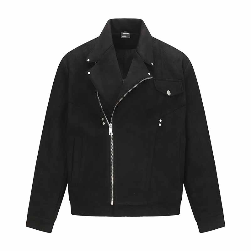 American Lapel Irregular Versatile Zipper Coat | Gthic.com