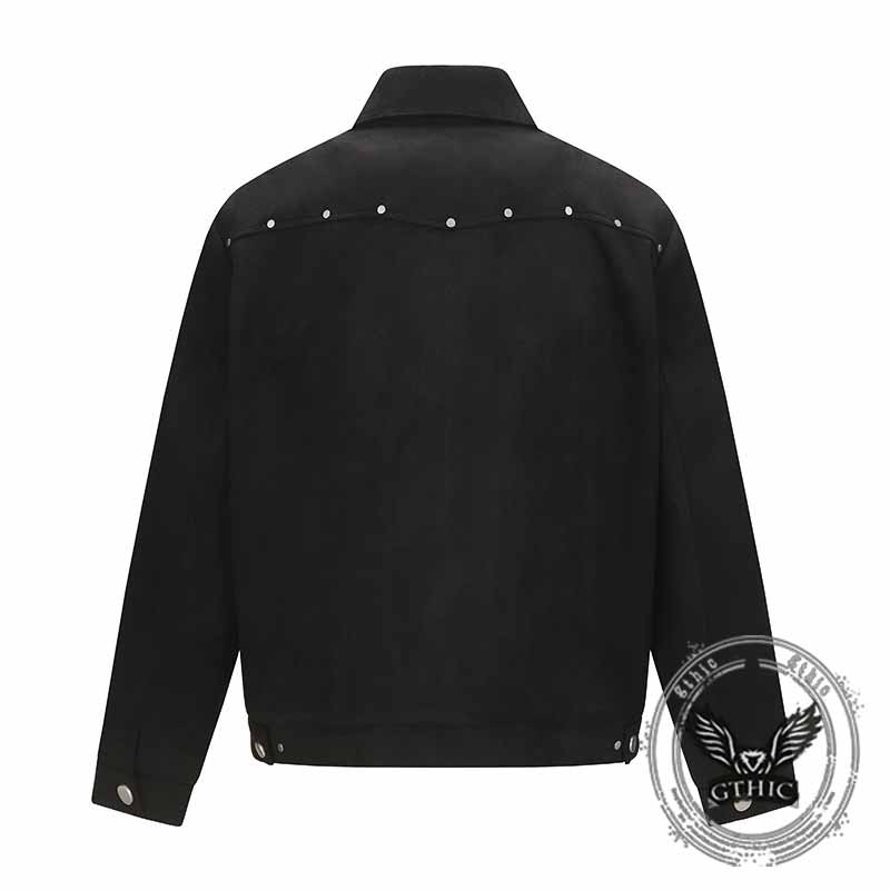 American Lapel Irregular Versatile Zipper Coat