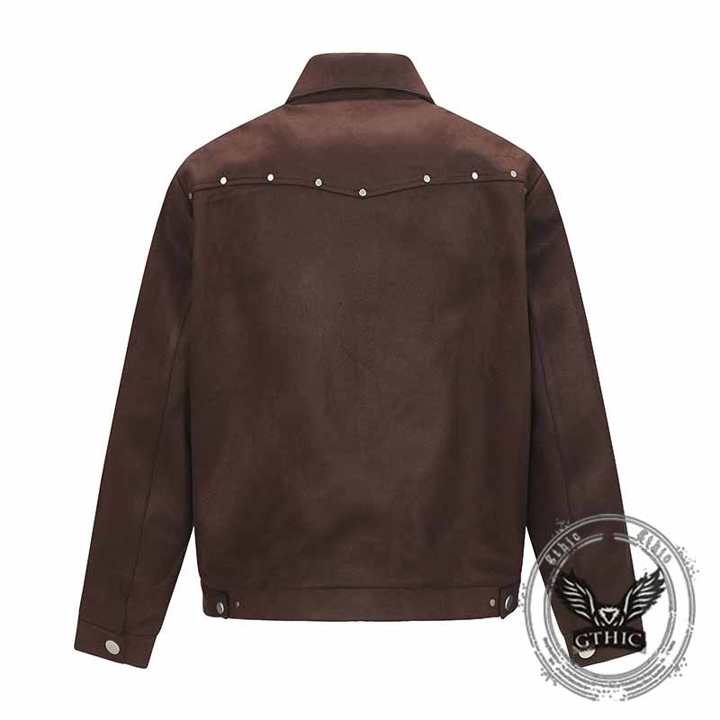 American Lapel Irregular Versatile Zipper Coat