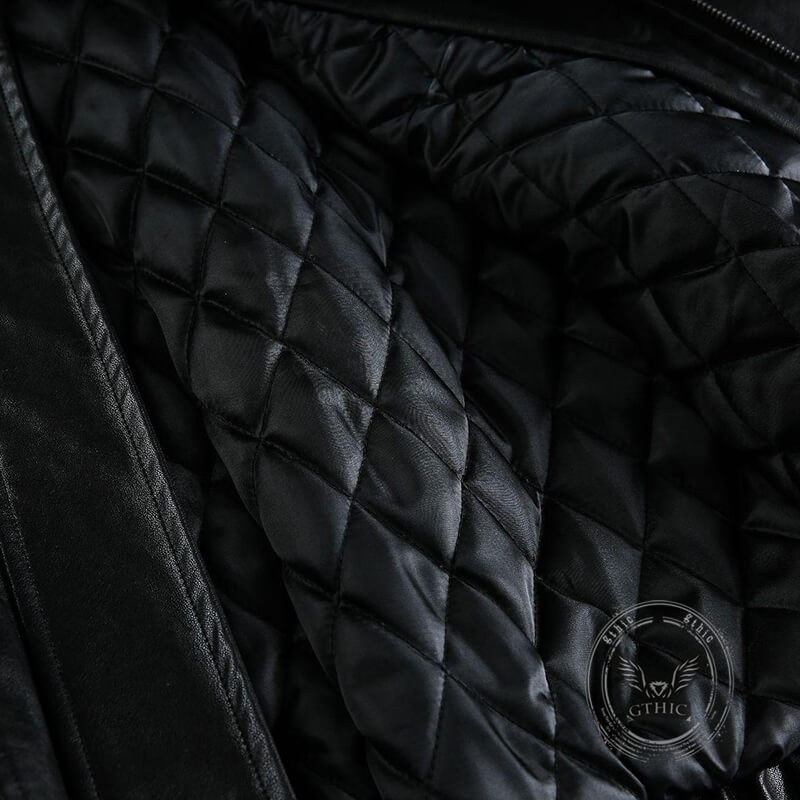 American Retro Fur Collar Versatile PU Leather Jacket