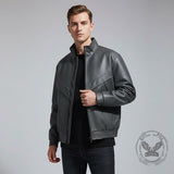 American Retro Lapel PU Leather Street Jacket Coat | Gthic.com
