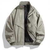 American Retro Lapel PU Leather Street Jacket Coat | Gthic.com