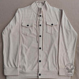 American Retro Multi-Pocket Corduroy Lapel Jacket