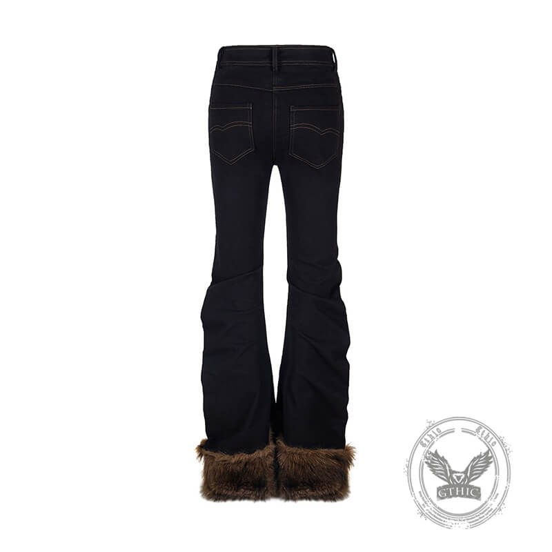American Retro Slim-Fit Multi-Button Frayed Jeans
