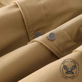 American Retro Stand-Up Collar Zip-Up Jacket