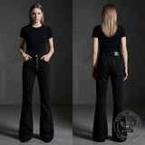 American Star Patterned Slim-Fit Solid Bootcut Jeans | Gthic.com