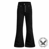 American Star Patterned Slim-Fit Solid Bootcut Jeans