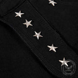 American Star Patterned Slim-Fit Solid Bootcut Jeans