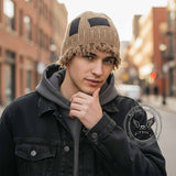 American Street Patch Design Ripped Beggar Hat | Gthic.com