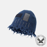 American Street Patch Design Ripped Beggar Hat | Gthic.com