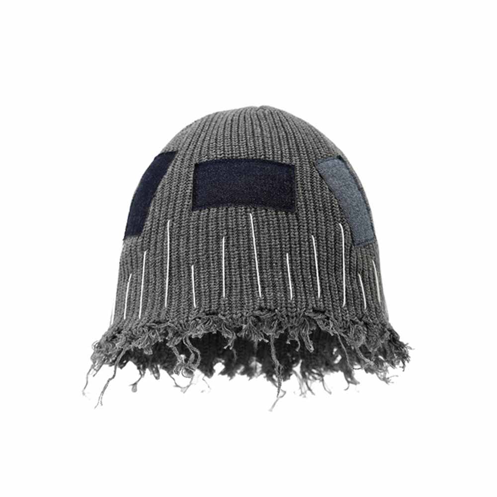 American Street Patch Design Ripped Beggar Hat