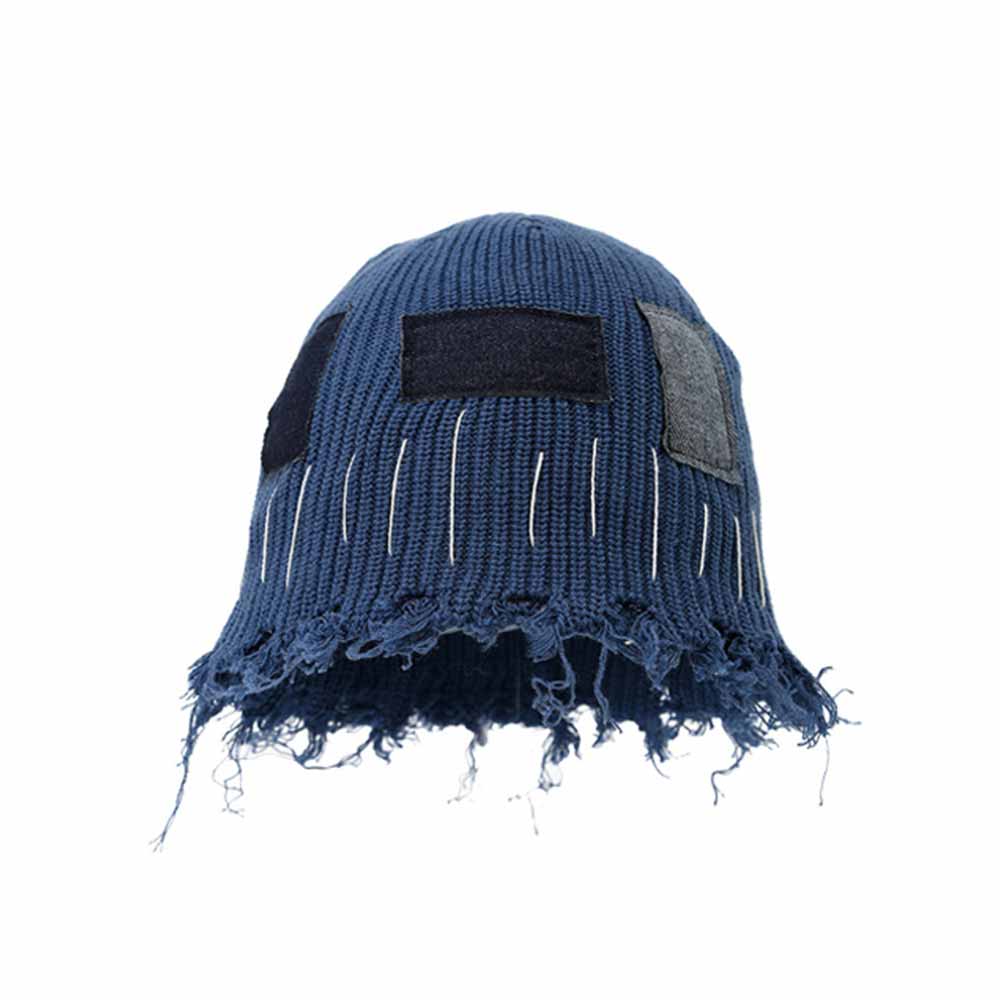 American Street Patch Design Ripped Beggar Hat