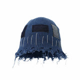 American Street Patch Design Ripped Beggar Hat