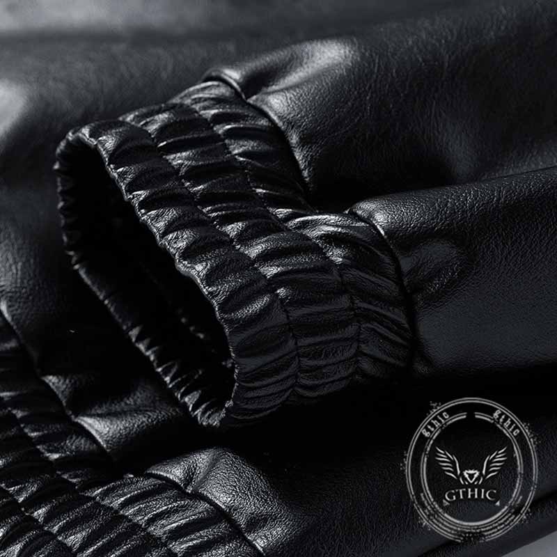 American Street PU Leather Loose Motorcycle Jacket