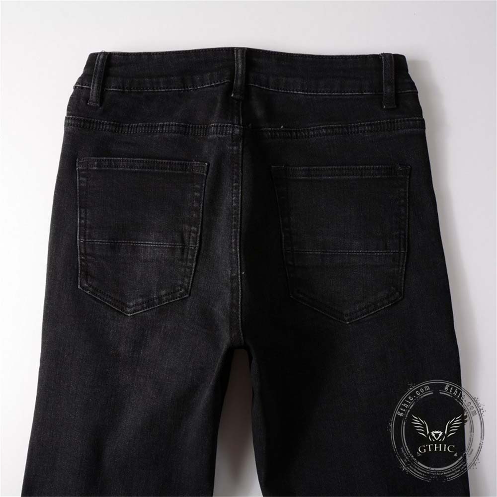 American Street Ripped Slim Fit Stretch Cotton Jeans
