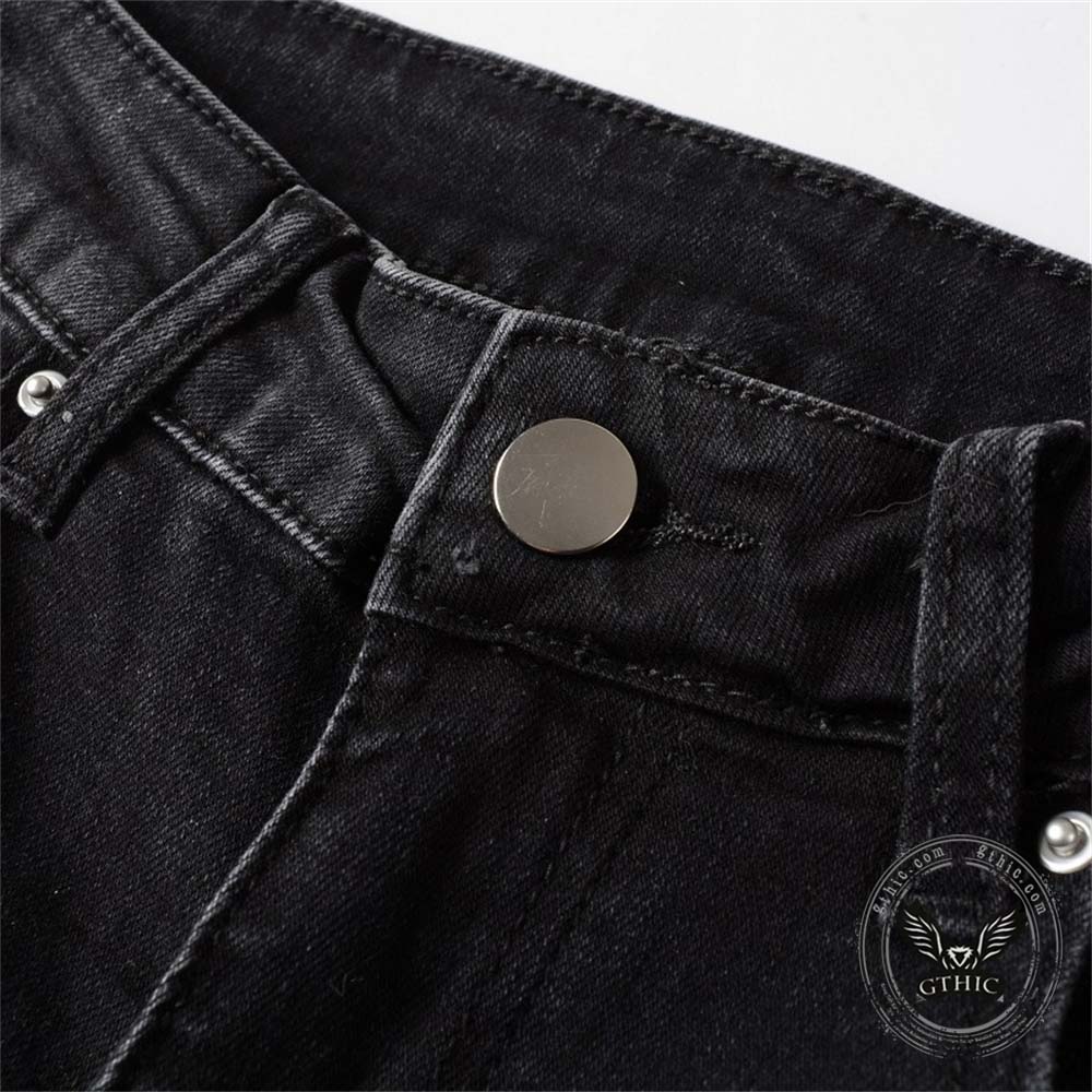 American Street Ripped Slim Fit Stretch Cotton Jeans