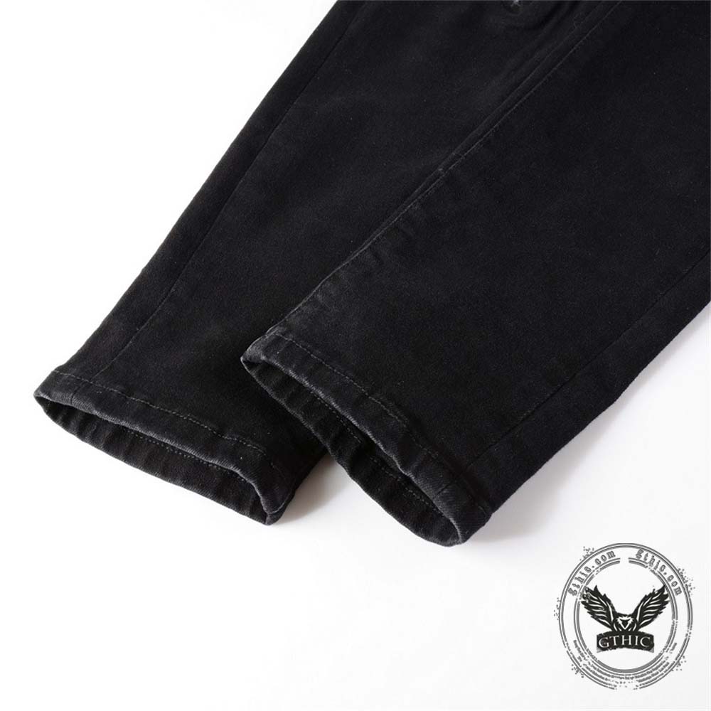 American Street Ripped Slim Fit Stretch Cotton Jeans