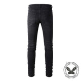 American Street Ripped Slim Fit Stretch Cotton Jeans
