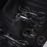 American Street Ripped Slim Fit Stretch Cotton Jeans