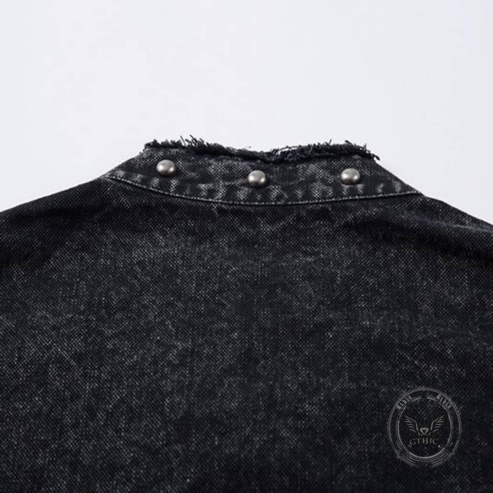 American Street Studs Distressed Loose-Fit T-Shirt