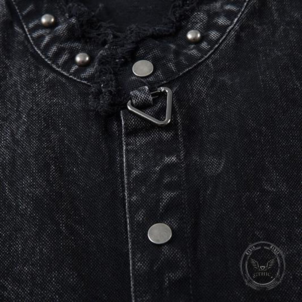 American Street Studs Distressed Loose-Fit T-Shirt