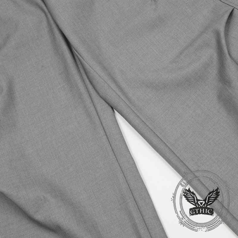 American Style Solid Color Wide-Leg Scimitar Pants