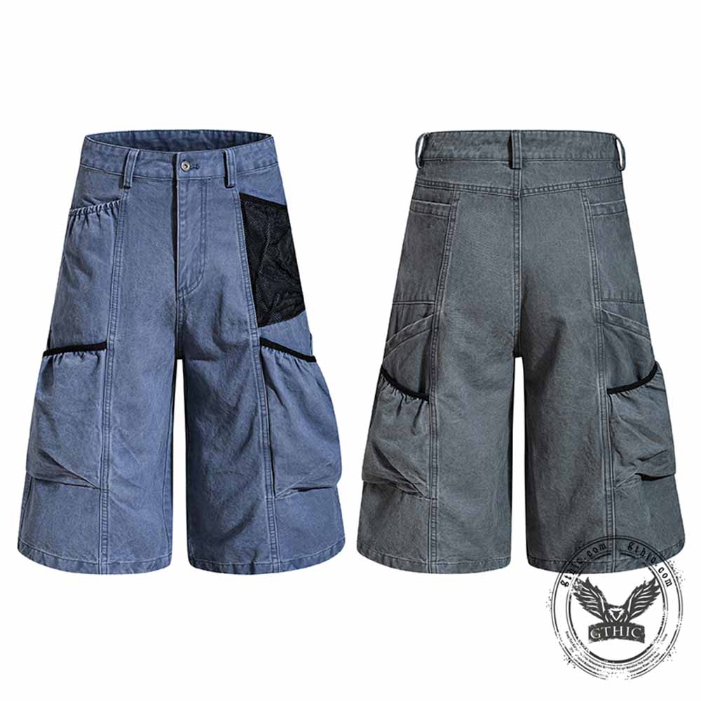 American Vintage Loose Multi-Pocket Cargo Shorts