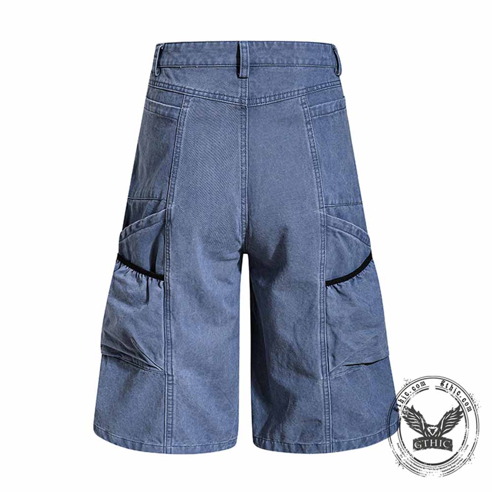American Vintage Loose Multi-Pocket Cargo Shorts