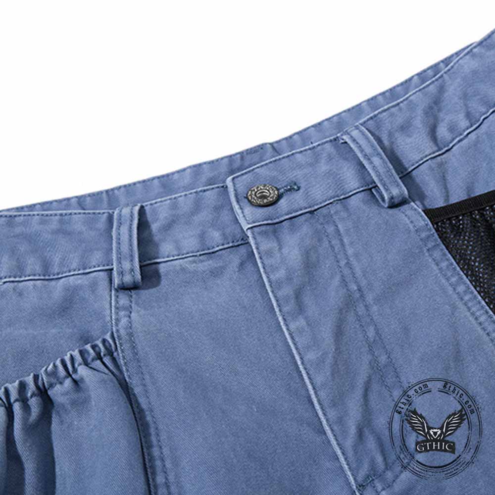 American Vintage Loose Multi-Pocket Cargo Shorts