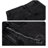 American Vintage Washed Deconstructed Wide-Leg Jeans