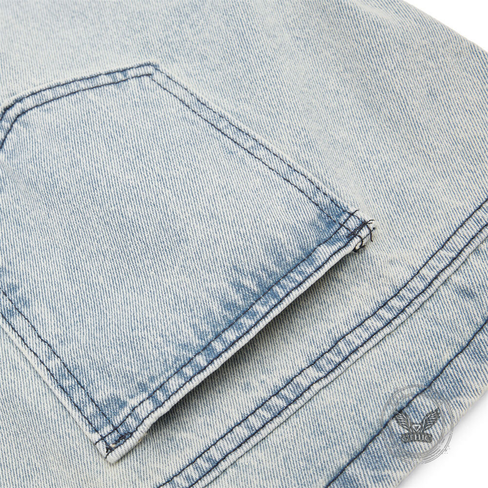 American Vintage Washed Loose-Fit Multi-Pocket Cargo Shorts