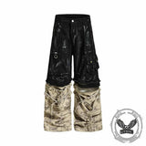 American Wasteland-Style Faux Two-Piece Cargo Pants | Gthic.com