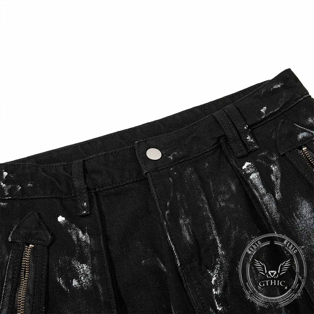 American Wasteland-Style Faux Two-Piece Cargo Pants