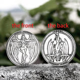 Angel And Demon Alloy Hobo Nickel Coin Pendant