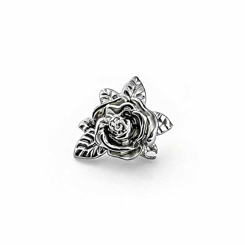 16G Crossbones Skull Titanium Piercing Lip Ring