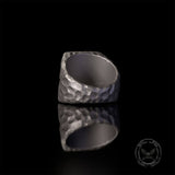Angel Wings Sword Cross Sterling Silver Ring
