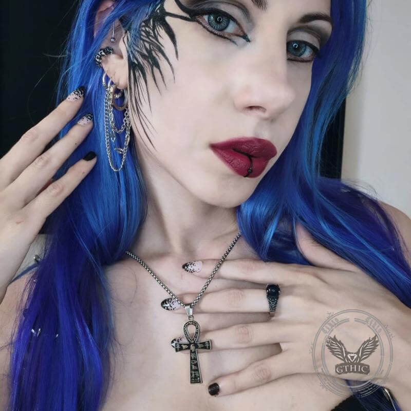 Ankh Cross Ancient Egyptian Symbol Stainless Steel Pendant