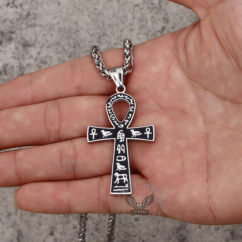 Ankh Cross Ancient Egyptian Symbol Stainless Steel Pendant