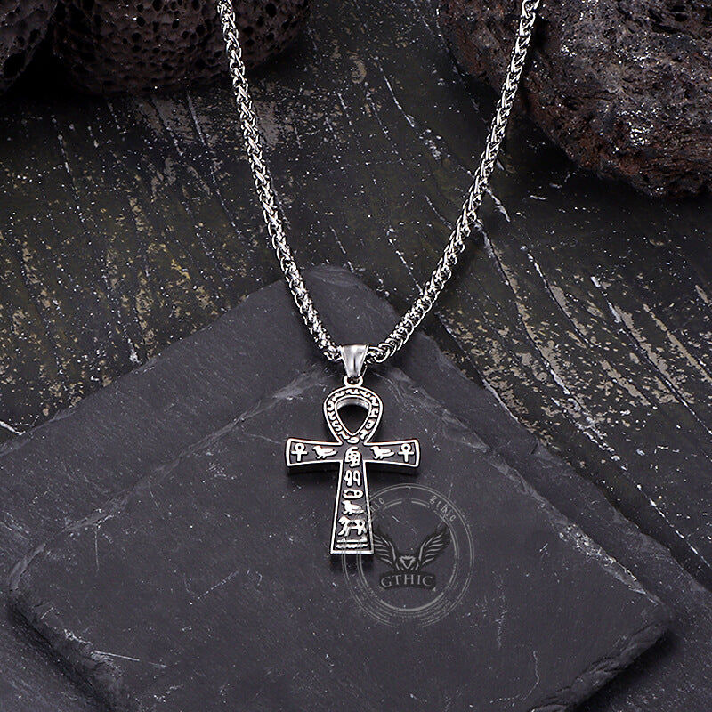 Colgante vikingo de acero inoxidable con cruz celta