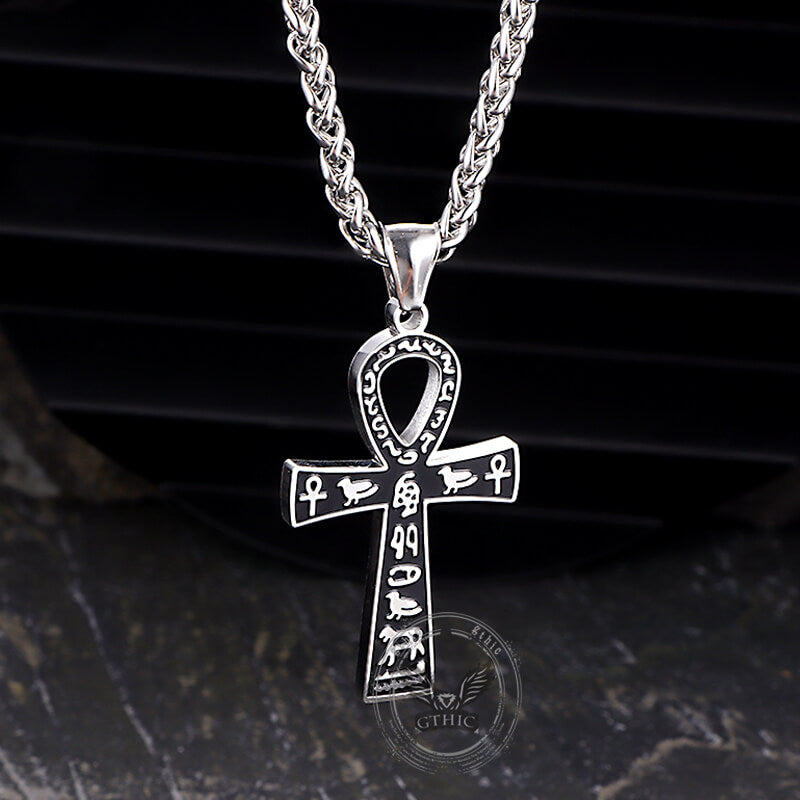 Colgante vikingo de acero inoxidable con cruz celta