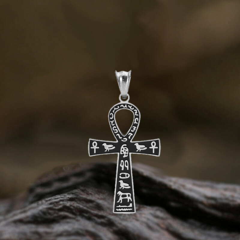 Ankh Cross Ancient Egyptian Symbol Stainless Steel Pendant | Gthic.com