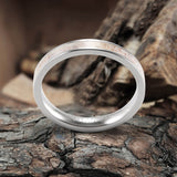 Antler Inlaid Titanium Band Ring | Gthic.com