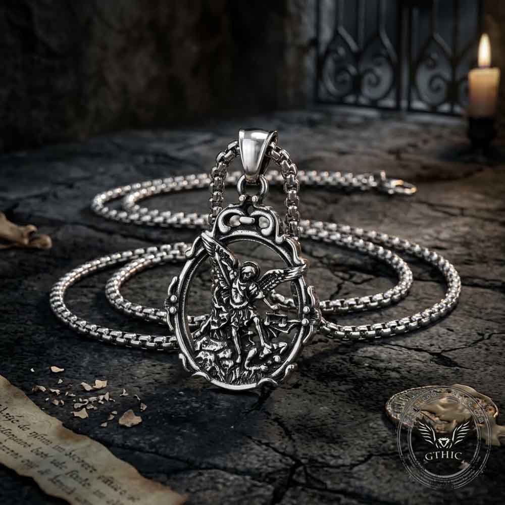 Archangel Michael Sacred Stainless Steel Pendant