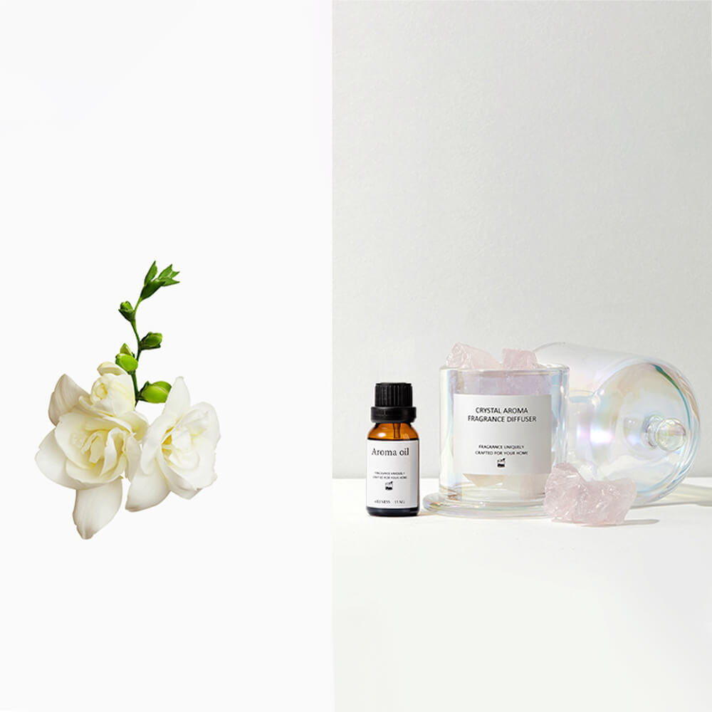 Aroma Diffuser Crystal Cup Essential Oil Home Figurine