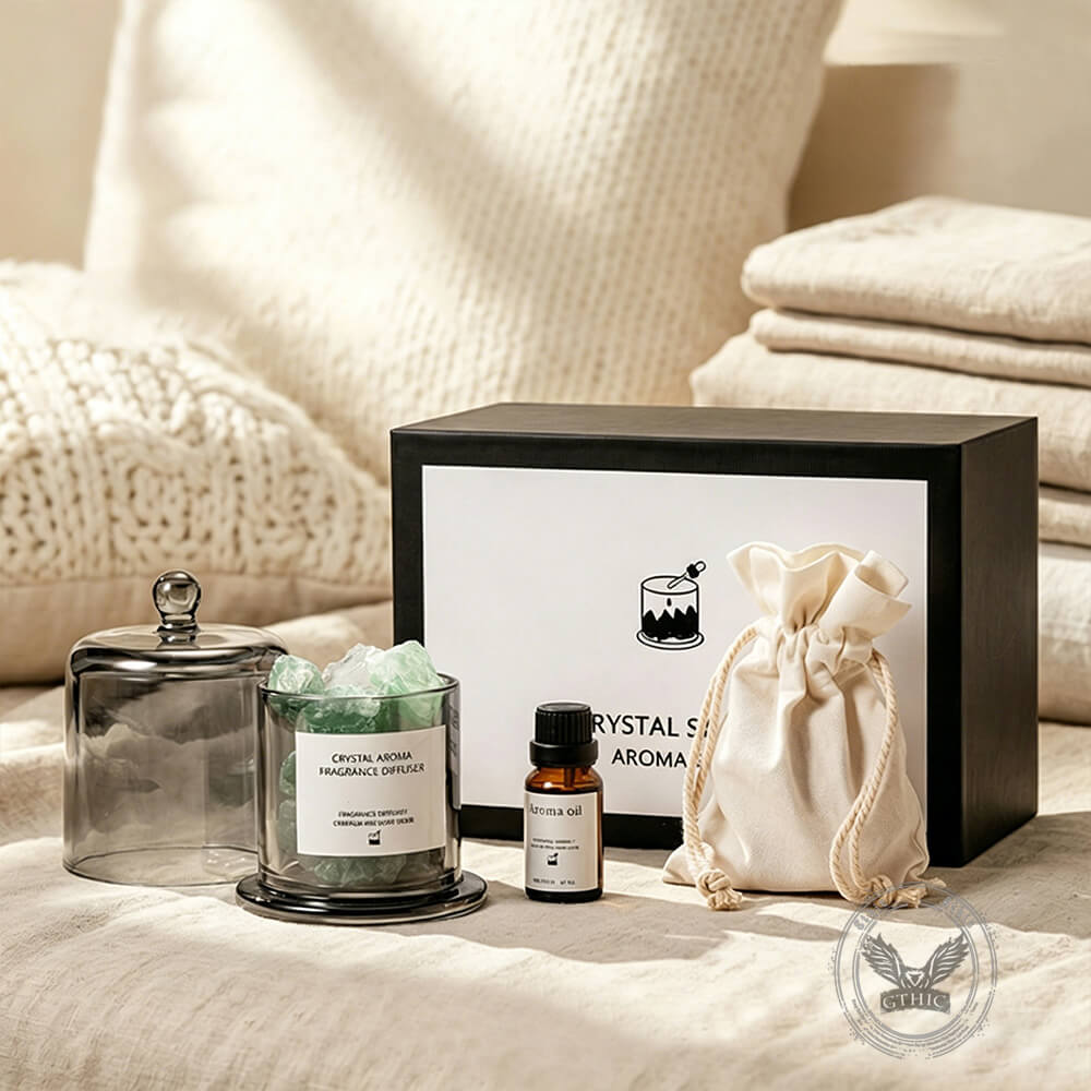 Aroma Diffuser Crystal Cup Essential Oil Home Figurine | Gthic.com