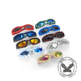 Avant-Garde Full-Frame Drip Glue PC Sunglasses | Gthic.com