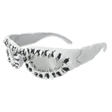 Avant-Garde Full-Frame Drip Glue PC Sunglasses | Gthic.com