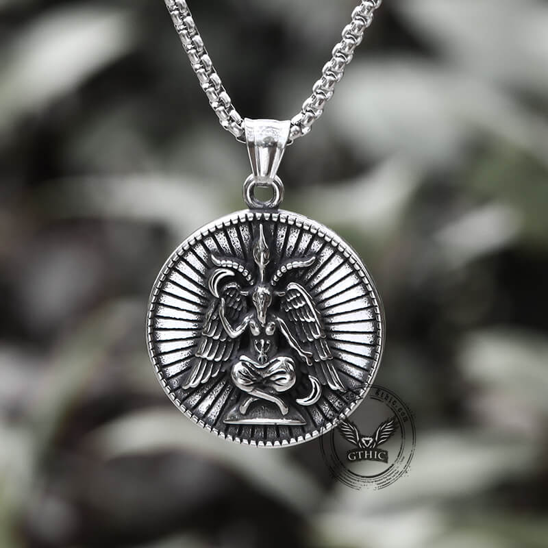 Baphomet Goat Stainless Steel Satanic Pendant