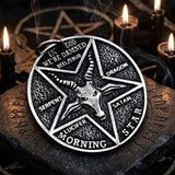 Baphomet Satan Double Sided Stainless Steel Pendant